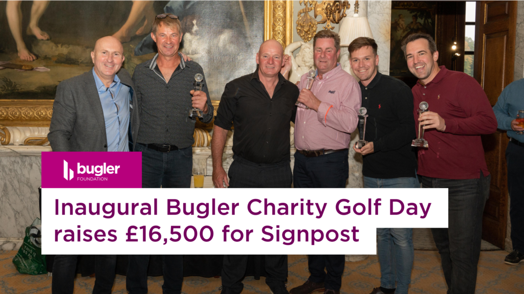 Inaugural Bugler Charity Golf Day raises £16,500 for Signpost ...