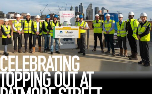 Celebrating Topping Out at Patmore Street