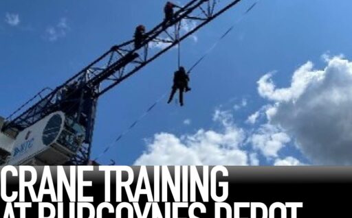 Crane Training at Burgoynes Depot