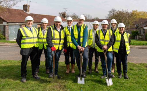 Groundbreaking at Haydon Drive