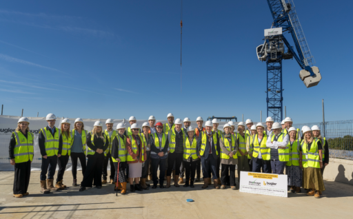 Topping Out at The Oval, Stevenage